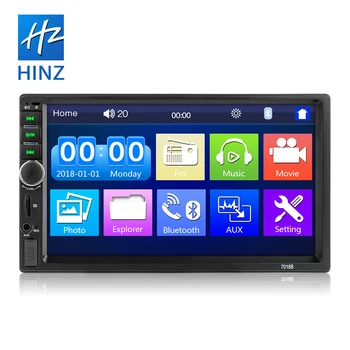 2 din 7018b general car models 7 inch lcd touch screen car audio video player car audio