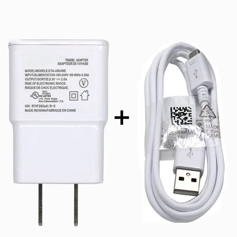Echt Arthur pit Wholesale Us Plug 5v 2a Wall Charger+micro Usb Data Sync Cable For Samsung  Galaxy S4 I9500 S6 I9600 Note 2/3 - Buy Micro Usb,Travel Ac Charger,Usb  Charge For Samsung S4 Product on