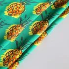 On Sleepwear Custom Digital Prining On 55%Viscose 45%Rayon Satin Fabric For Sleepwear Pajamas