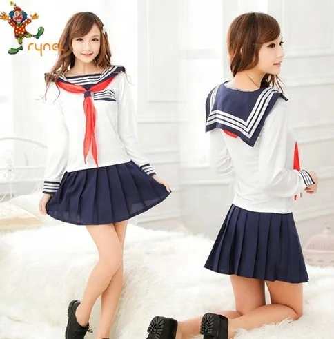 Japanese schoolgirl sailor uniform giving handjob fan pictures