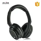 Audio Rechargeable Battery Powered Active Noise Cancelling ANC Stereo Headphone With 3.5mm Audio Port