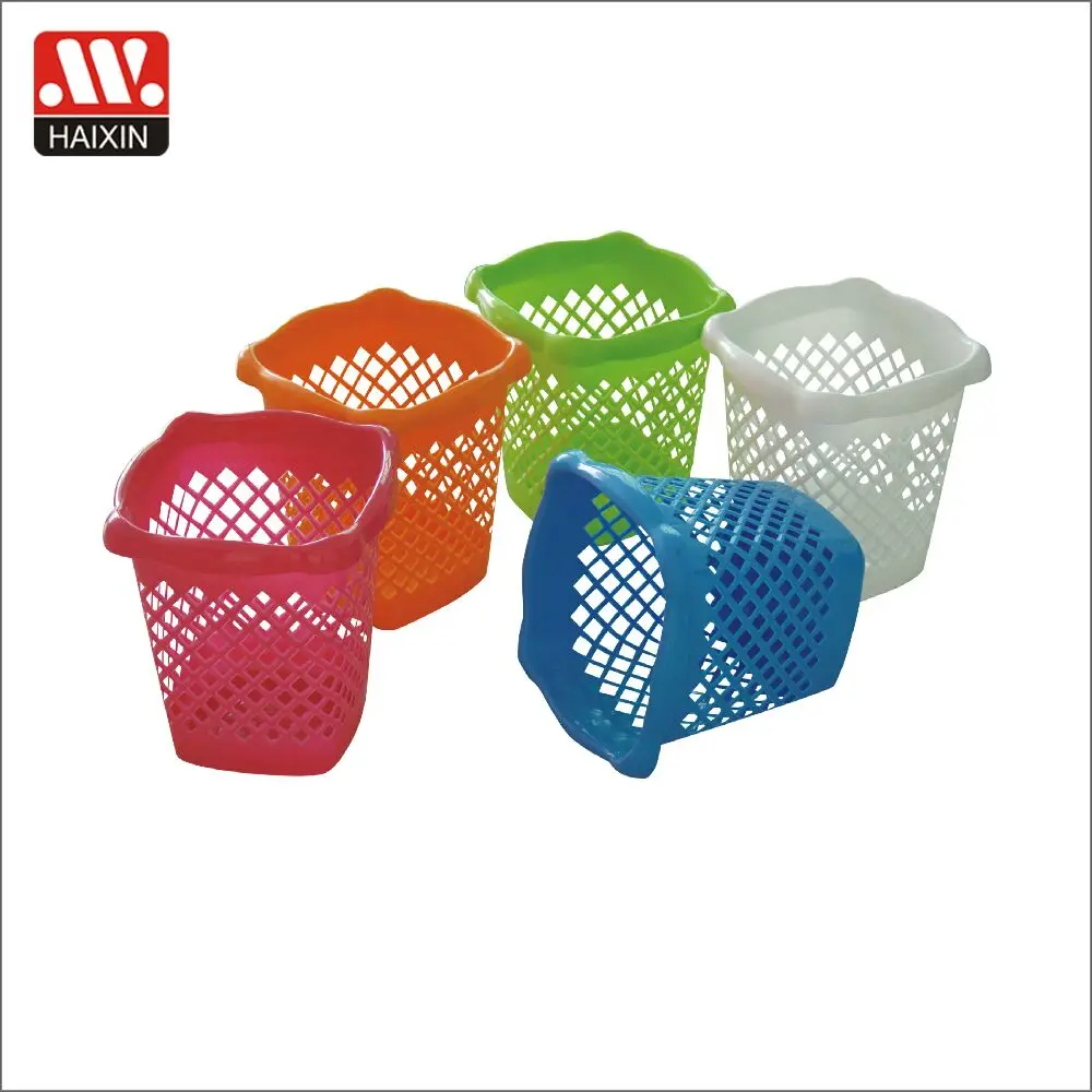 HaiXing Household plastic garbage bin waste basket paper basket 11L