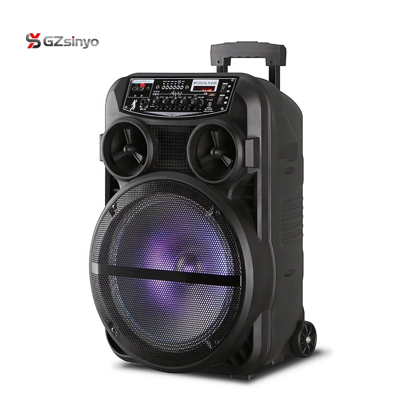 Portable Battery Powered Bt Pa Speaker 