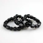 Obsidian Gemstone Obsidian High Quality Black Obsidian Gemstone Tumble Stone Bracelet