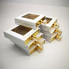 Custom Your Own Brand Eye Lashes 3d Mink Eyelash Packaging Box Slide Pink Glitter Eyelash Case Box