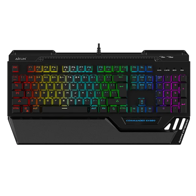Mechanical Gaming Keyboard Premium Aluminum-alloy RGB Backlight Gamer Keyboards GX920