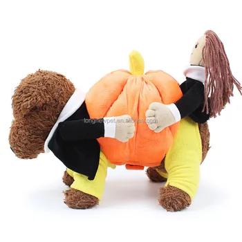 Dog Clothing Store Designer Funny Pumpkin Pet Clothing for Small Dog Clothing