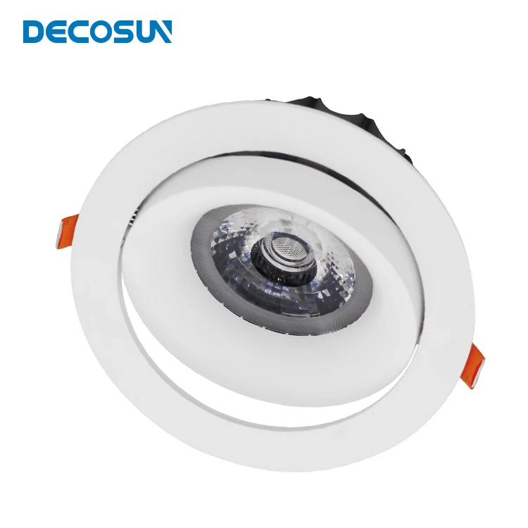 Cutout 55mm 75mm 95mm 5watt 10watt cob led downlights china supplier 15w 20w retrofit recessed gimbal led downlight