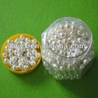 Pearl Round Shape Beads Plastic Round Shape Abs Plastic Loose Pearl Beads