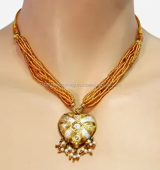 Lakh Jewelry Rajasthani Necklace with Earring Set
