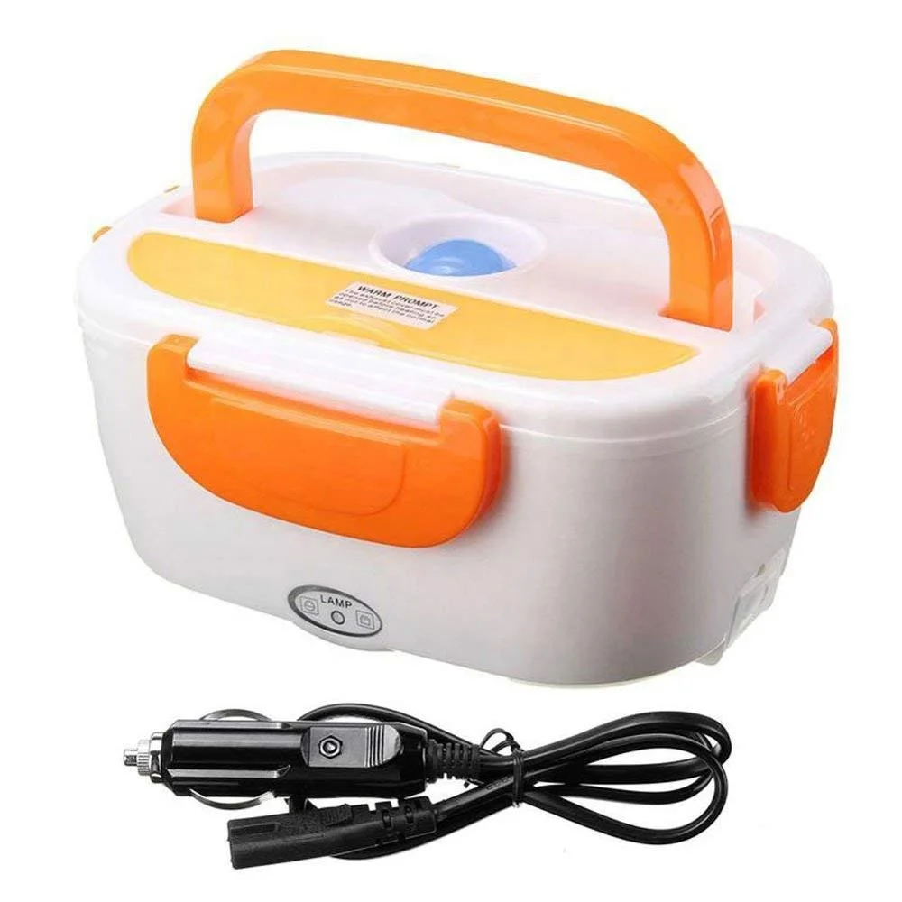 Portable 12V Electric Heated In-Car Heating Lunch Box Food Warm Container 1.05L 