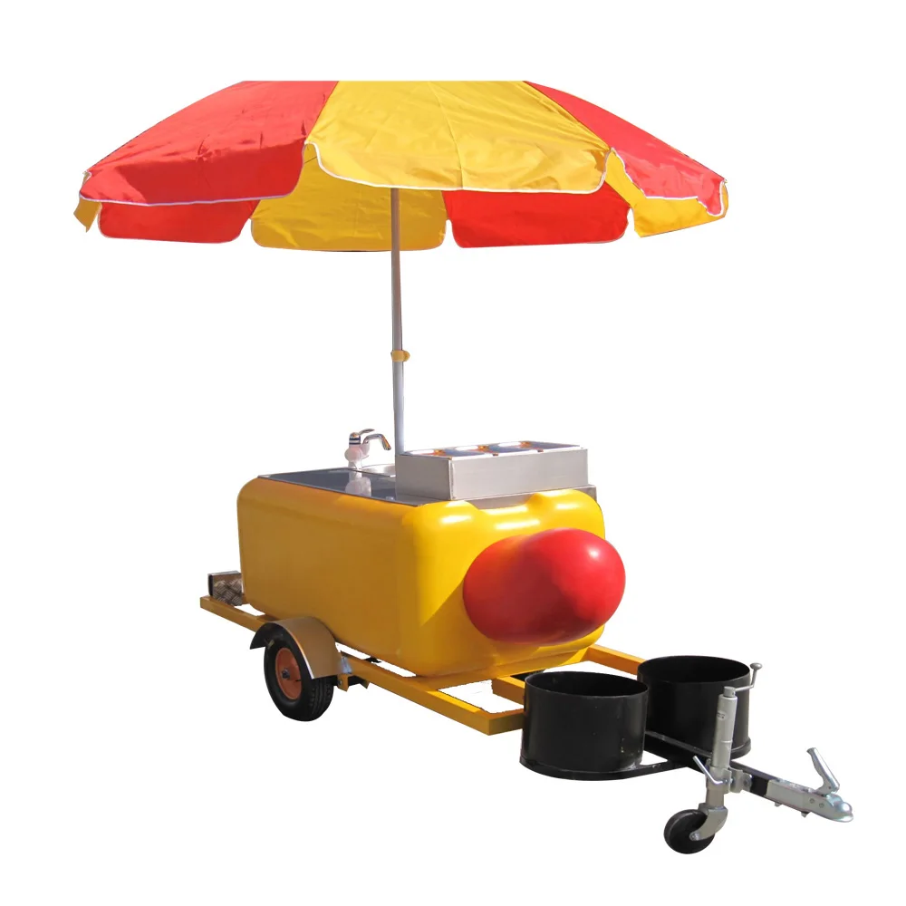 Cartoon Mobile French Fries Hot Dog Fryer Food Cart With Umbrella - Buy Hot  Dog Cart,Mobile French Fries Food Cart,Mobile Fryer Food Cart For Sale  Product on 