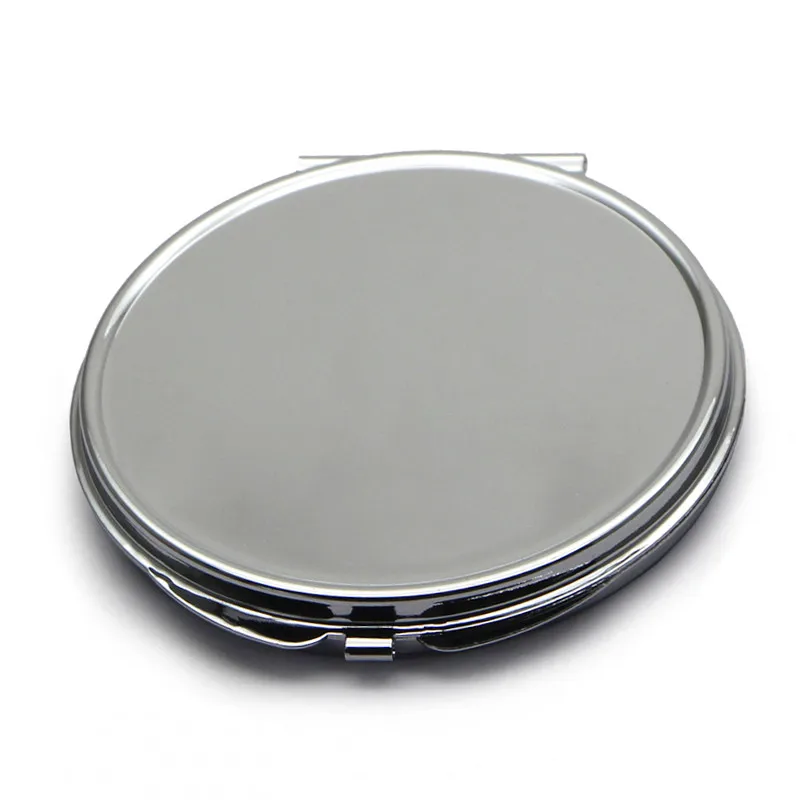 Unionpromo Girls Pocket Compact round Cosmetic Mirror with Lighted Double Sides