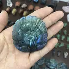 Natural Labradorite Wholesale Natural Rainbow Labradorite Crystal Carved Peacock For Gifts