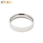Titanium Ring Titaniumtitanium 4mm Titanium Ring Cores Metal Accessories For DIY Wedding Band Ring