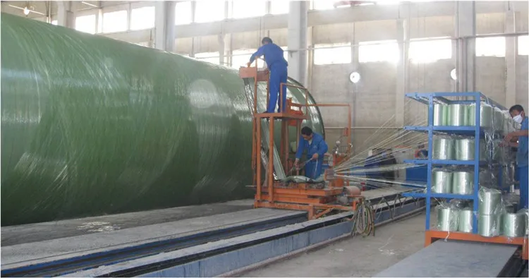 Composite Fiberglass Frp Grp Tank Production Line Filament Winding