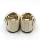 Leather Baby Shoes Reasonable Price Anti-slip Cow Leather Cream Baby Infant Leather Mary Jane Cheap Toddler Shoes