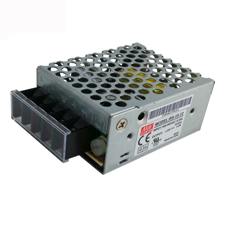 MW Mean Well RS-15-48 48V 0.313A 15W Single Output Switching Power Supply MW Mean Well RS-15-48 48V 0.313A 15W Single Output Switching Power Supply