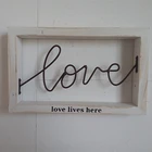 Wood Crafts Wood Wholesale Metal Love Sign Wood Crafts Wood Wall Art