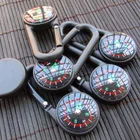 Compass Keychain Compass Mini Key Ring KeyChain Compass / Compass Carabiner / Camping Compass