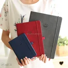 Cheap Paper Paper Paper Notebook 2016 Excellent Handmade Cheap PU Leather Custom Paper Notebook Emboss Logo With Elastic Band