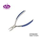 Nipper Spring Nail Pedicure Nipper Nail Pedicure Nipper Stainless Steel Inside Spring Rubber Handle Pedicure Cutter