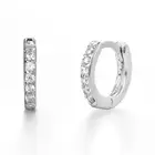 Huggie Hoops Earrings Hoop Huggie Zircon Hoops Earrings Minimalist Hoop Earrings