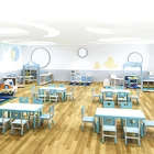 Plastic Kids Furniture Plastic Childhood Ranch Series Kindergarten Preschool Wholesale Plastic Kids School Furniture