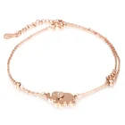 Jewelry Barefoot Marlary Foot Jewelry Elephant Charm Sexy Barefoot Sandal Anklet In Stainless Steel