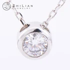 Jewellery Diamond 925 Sterling Silver Jewellery Diamond Locket Necklace