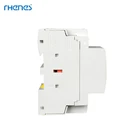 Modular Contactor Electrical AC Household 4NO 40A 63A Single Pole 2 Pole Magnetic Modular Contactor Types