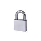 Lock Brass Lock Brass Padlock Stainless Steel Iron Square Shape Double Lock Vane Keys Brass Padlock