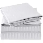Cotton Satin Stripe 100% Cotton Pure White 3cm Satin Stripe With High Quality