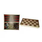 Chess Box Chess Wooden Chess And Backgammon Set