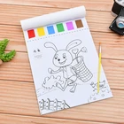 Drawing Water Drawing Book OEM Logo Wholesale Animal Design Water Painting Coloring Drawing Book With Brush For Kids