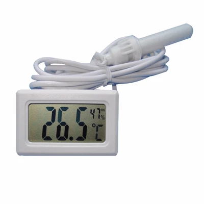 Digital Thermometer Hygrometer Humidity Monitor & Probe for Egg Incubator Hive 