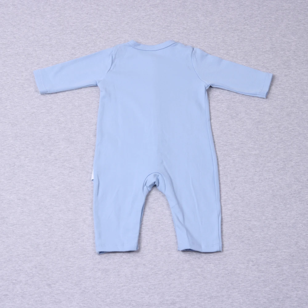 manufacturer Newborn baby zipper Jumpsuit pajamas conjoined baby Unisex