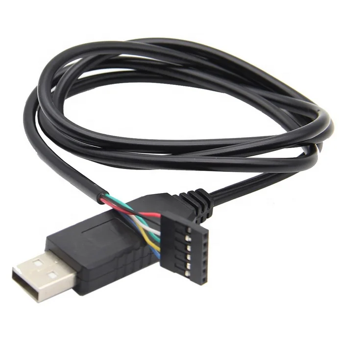 FTDI TTL-232RG-VSW5V-WE Cable Wire-END TTL/USB Conv 1.8M 5V 