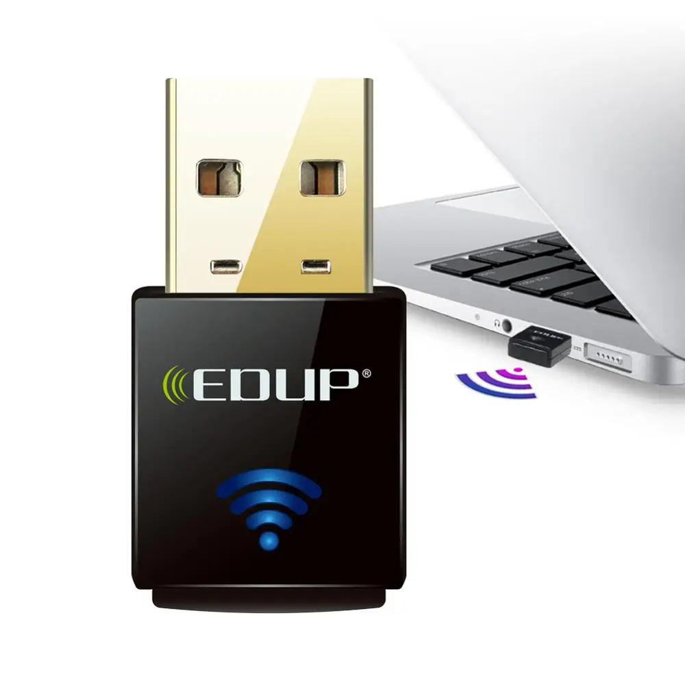 WiFi Dongle Adattatore USB WiFi 300Mbps 2.4GHz Mini Adattatore di Rete Wireless ​USB 2.0 Adattatore per Windows 2000/XP/Vista/WIN7/8/Linux/Mac OS X