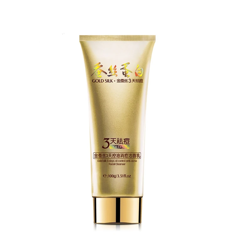 acne silk face wash