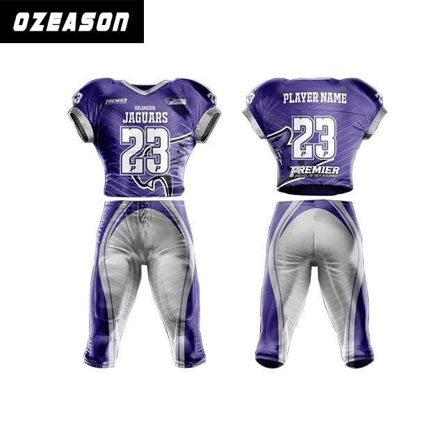 purple football uniforms