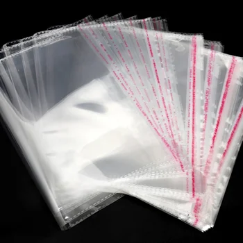Cheap Price Eco-friendly Hot Sale Transparent Self-adhesive Clear Plastic Packaging OPP Bags