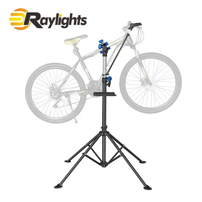 Bicycle Repair Work Stand Telescopic Arm Cycling Bike Rack Adjustable Holder