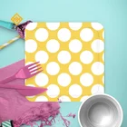 Ideas Wedding New Ideas In 2021 Gold Polka Dot Disposable Paper Plates And Cups Set For Wedding Decoration