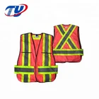 Red Vest Vest Vest High Visibility Red Traffic Warning Worker Vest