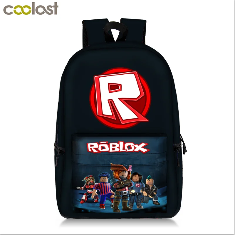 Ku-lee Boys Girls Roblox Games Galaxy Printed Backpack-Roblox Bag Rucksack for School,Travel 