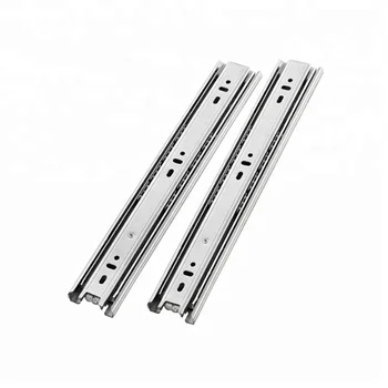 3 Fold Stainless Steel 201 Drawer Slides/Full Extension SS Ball Bearing Telescopic Channel Slider For Table /Tool Box In India