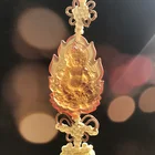 Crystal Pendant Pendantcrystal Liuli Buddha Liuli Handmade Car Hanging Crystal Pendant Decoration Tibetan Buddha