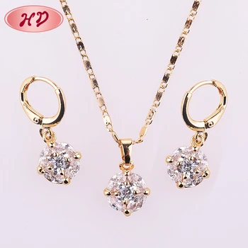 Gold Plated Indian Style Jewelry Set Of Choker Design