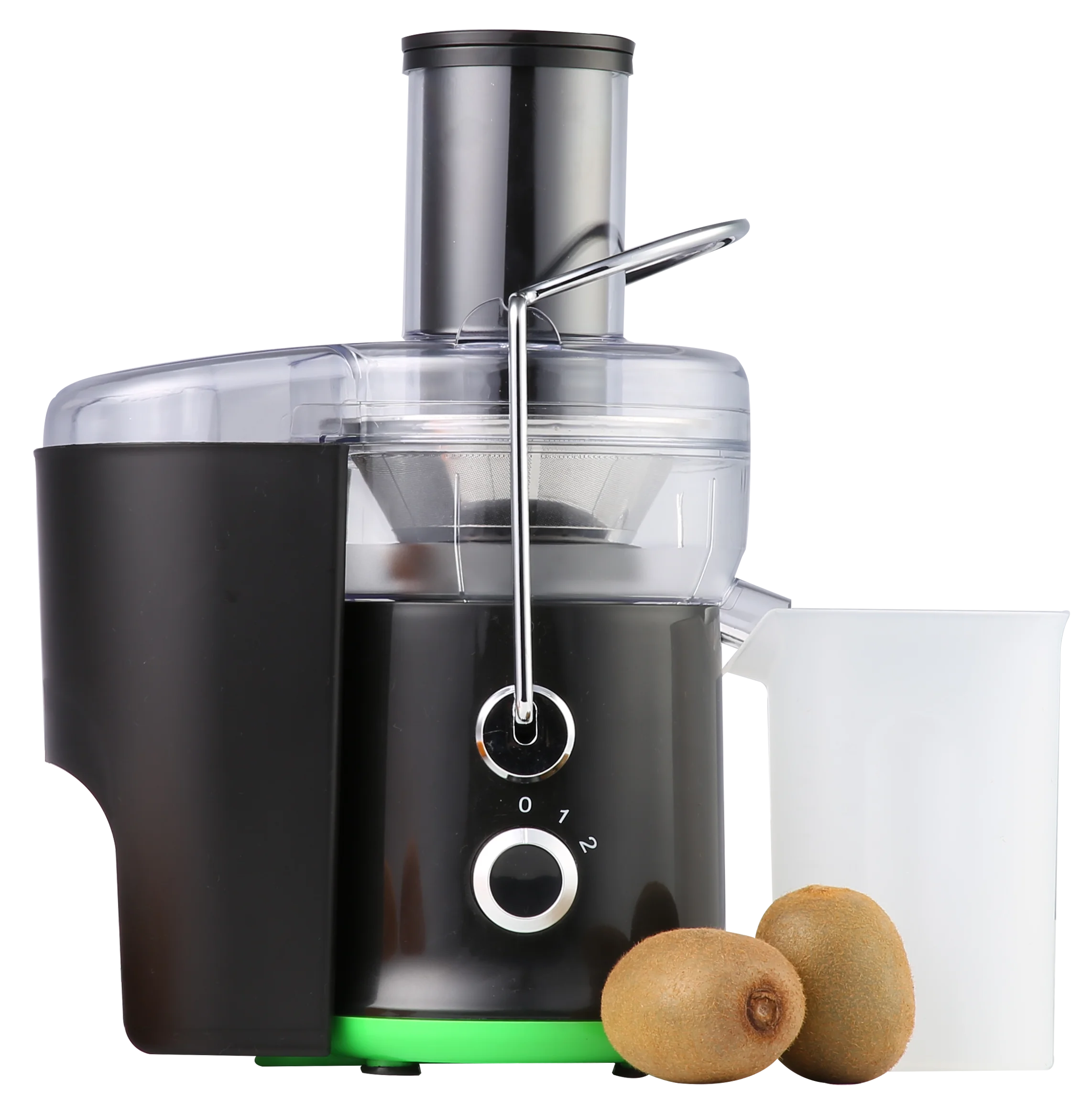 Juicer Machine 110V 500ML Stainless Steel Juicer Machine Whole Fruit Vegetable Centrifugal Juice Extractor for Fruit Vegetable 10.6 x 6.9 x 13 inch 